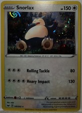 HD Swirl 🌀 Snorlax 140/202 COSMOS HOLO Bleed Error Rare Promo Pokémon TCG