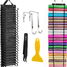 48 Compartments Vinyl Roll Storage, Vinyl Roll Holder Organizer, Vinylstorage Ra