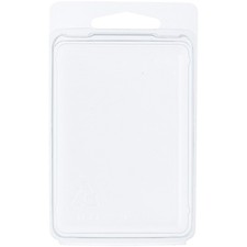 Collecting Warehouse Clear Plastic Clamshell Container, 3.4375" x 2.375" 0.9375"