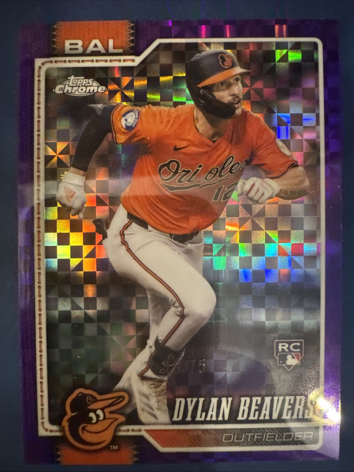 Dylan Beavers X-Fractor /75 2026 Topps Chrome 