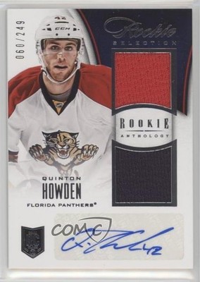 2013 Panini Rookie Anthology Selection 60/249 Quinton Howden #148 Auto RC 1e15