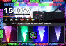 1500W LED/RGB 3 IN 1 SMOKE MACHINE MULTI EFFECT DMX NIGHTCLUB - RAVE/DANCE/NEON