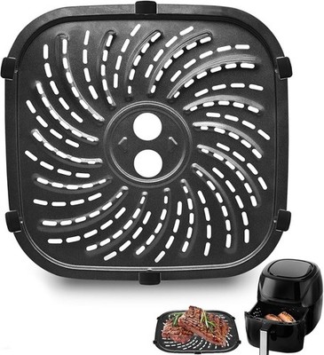 Air Fryer Grill Pan for PowerXL Vortex Pro 8 QT Air Fryer, Oval Nonstick