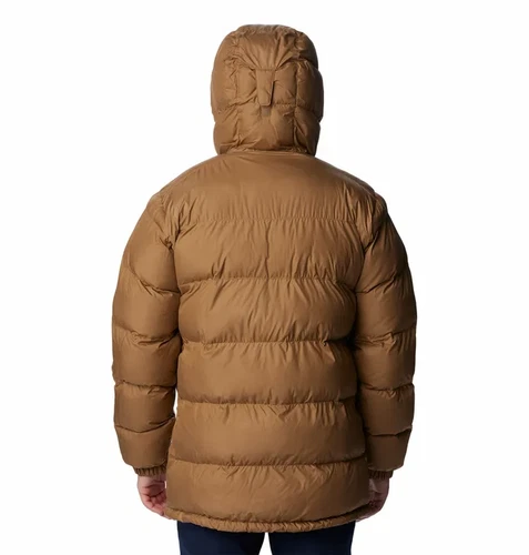 New Men's Columbia Pike Lake Brown Parka, Size Medium image 3