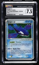CGC 7.5 Kyogre EX 95/100 EX Crystal Guardians Holo Pokemon Card on eBay