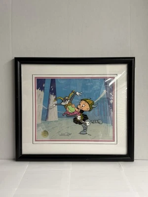 Chuck Jones What’s Opera Doc IV Animation Cel COA Framed Bugs Bunny Elmer Fudd - Image 1 of 4