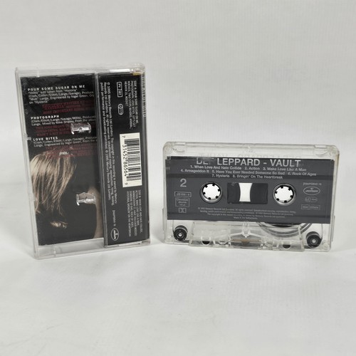 Def Leppard Vault Greatest Hits 1980-1995 Cassette Tape Mercury 1995 - Picture 3 of 3