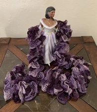 NEW Scarf Purple and Violet For Women Handmade