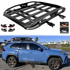 For Jeep Cherokee Trailhawk Roof Rack Luggage Carrier Basket Crossbar W Light For Jeep Cherokee Trailhawk Roof Rack Luggage Carrier Basket Crossbar W Light