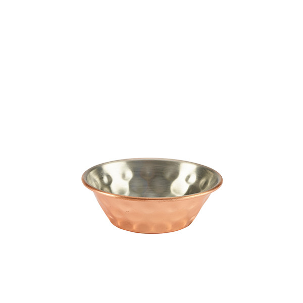 GenWare Copper Plated Hammered Ramekin For Sauces And Dips 43ml/2.5oz Pack of 24
