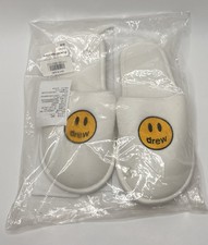 Drew House Justin Bieber Mascot Slippers Size S/M White Brand New w/ Drew Bag!!