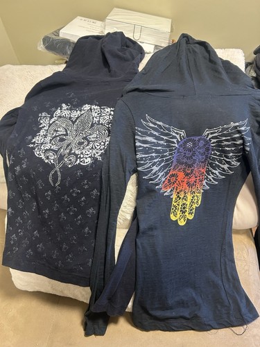 Vintage Havana Hooded Tee With Rhinestone Bundle - Picture 3 of 4