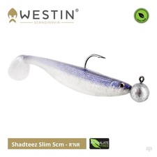 Westin ShadTeez Slim 5cm R 'N R Kunstköder - Zander Zander Döbel Raubfischangeln