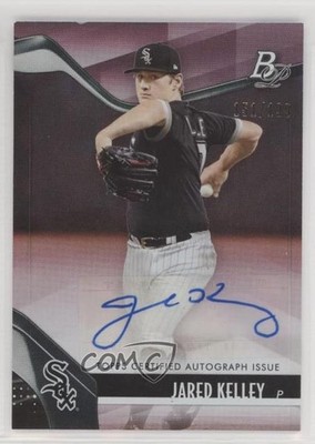 2021 Bowman Platinum Top Prospects Pink 151/199 Jared Kelley #TOP-11 Auto 03hd