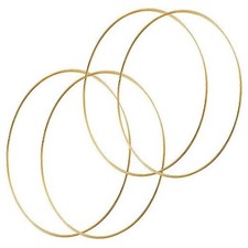 4 Pcs 24 Inch Metal Floral Hoop Large Gold for Macrame Craft 24inch 4pcs
