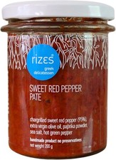 Rizes Greek Delicatessen Sweet Red Pepper Paste 200 g | Handpicked Smoked Peppe