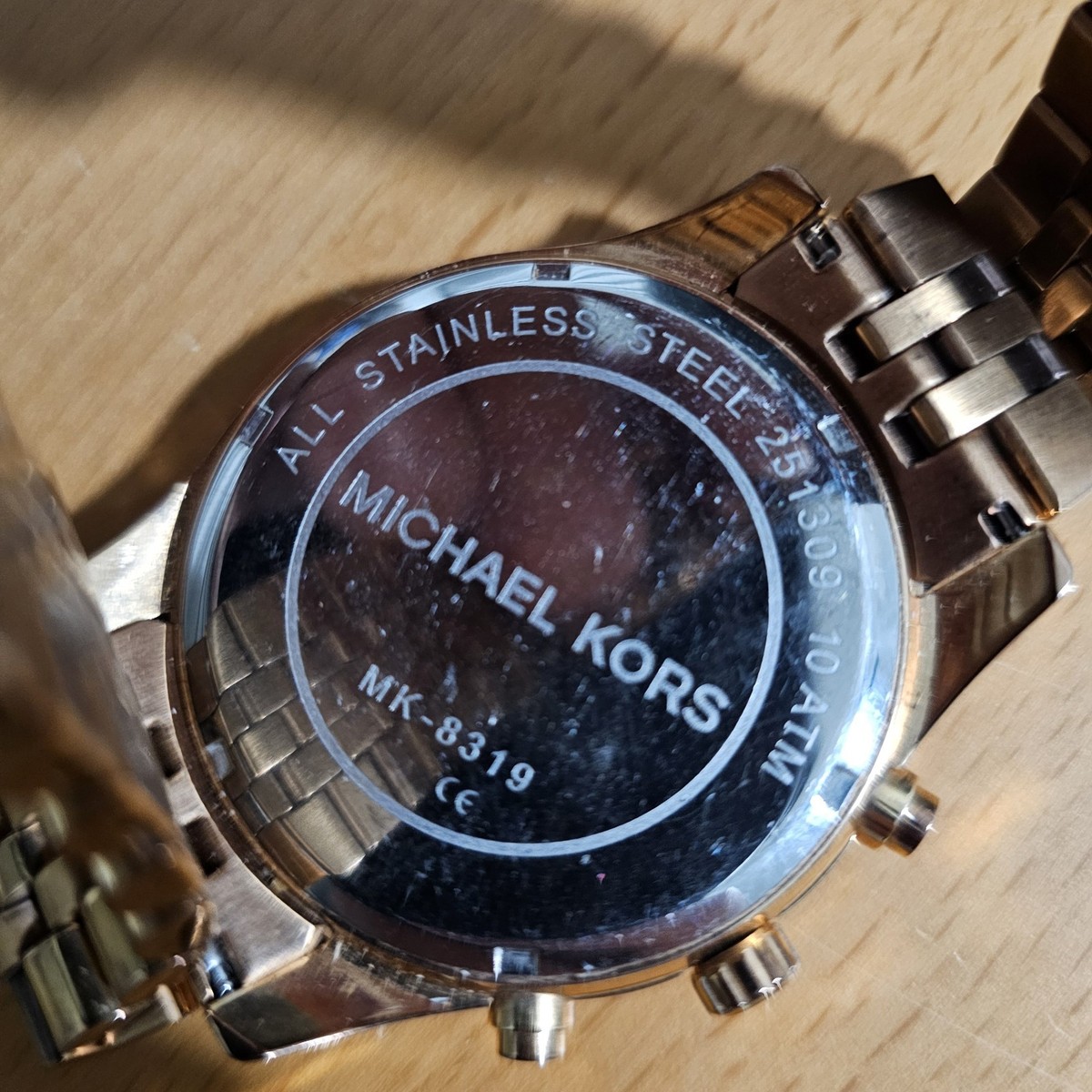 Michael Kors Watch Stainless Steel Rose Gold Mk8319 | eBay