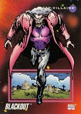 1992 Marvel Universe #140 Blackout