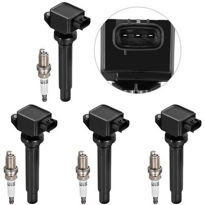 4X NEW Ignition Coil & 4X Iridium Spark Plug for 2007-2009 Suzuki SX4 2.0L UF562