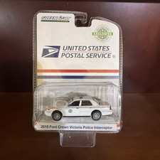 Greenlight 2010 FORD CROWN VICTORIA POSTAL SERVICE POLICE INterceptor 1:64