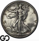 1936 Walking Liberty Half Dollar, Choice AU++/Unc