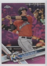 2017 Topps Chrome Pink Refractor Justin Bour #181 7ut