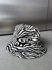 Celine Zebra-print Bucket Hat in Baumwoll Gab...