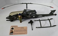X-654 VINTAGE 1980'S HASBRO GI JOE DRAGONFLY HELICOPTER & WILD BILL 