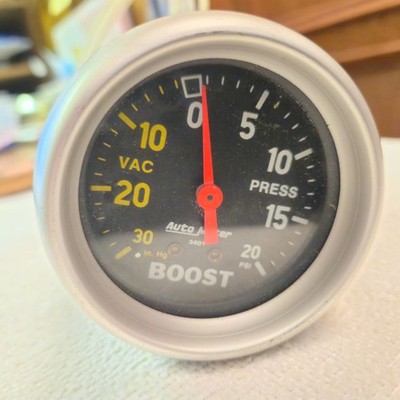 Boost/Vacuum Mechanical Gauge Auto Meter 3401