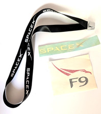 SpaceX smycz i naklejki 