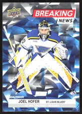 4800F 2024-25 Upper Deck #BN-24 Joel Hofer Breaking News