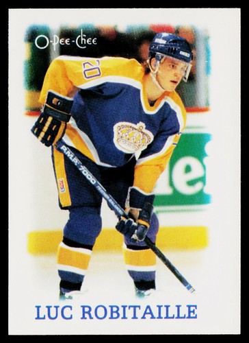 Luc Robitaille #32 1988 O-Pee-Chee Minis card