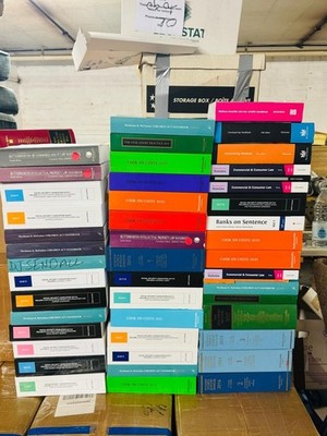 50 Miscellaneous Law Text Books