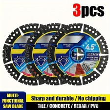 1/3x Diamond Multi-Purpose Saw Blades,4.5 Inch Heavy Duty Diamond Cutting Blades
