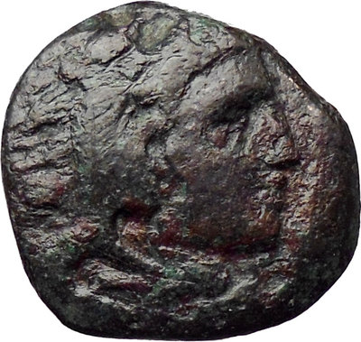 Alexander III the Great 336BC  Ancient Greek Coin Hercules Bow Club i30269 