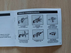 Caja y manual del Bionic Commando de NES