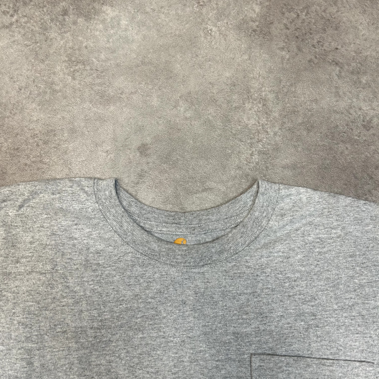 Carhartt T-Shirt Mens 2XL Original Fit Short Sleeve Pocket Workwear Tee, Grey image 3