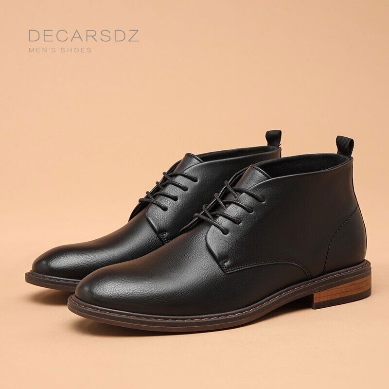 Men's Black Classic Chelsea Boots - Breathable & Comfortable Autumn Fashion-image