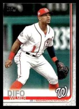 2019 Topps # 342 WILMER DIFO Washington Nationals World Series Champions!