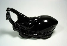 Beetle Original Clay Sculpture, Handmade Ceramic Art, Pottery Figurine, Statue