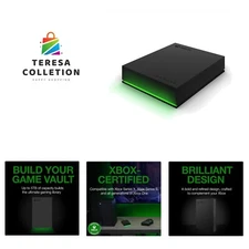 Xbox Game Drive 5TB - Portable External HDD with LED & 3- Rescue Service