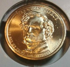 2010 Franklin Pierce Presidential D Dollar -BU - Uncirculated
