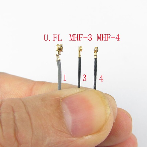 IPX4 MHF4 WFL W.FL to RP-TNC female bulkhead Coaxial Pigtail 1.13mm Cable 50ohm - Picture 4 of 6