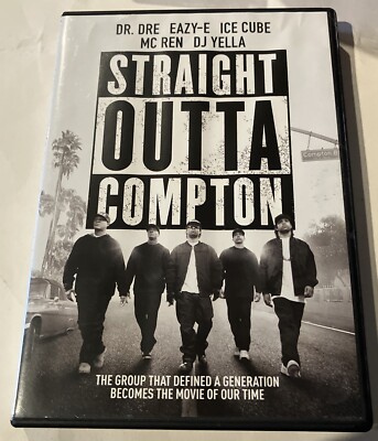 Straight Outta Compton DVD Dr Dre-Eazy-E Ice Cube-McRen-DJ Yella
