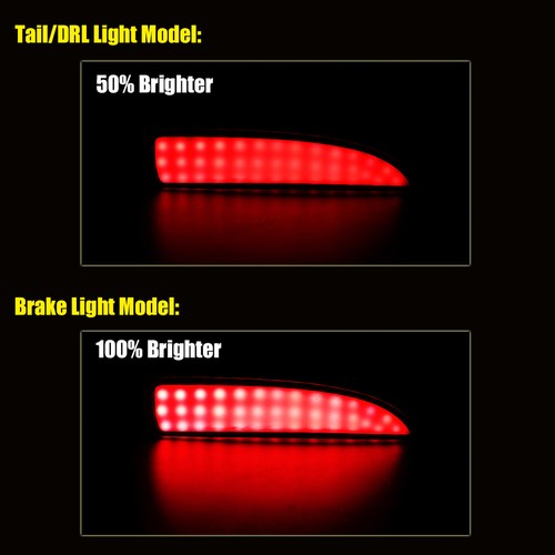 2PCS Smoked Lens Brake Tail LED Lamps Rear Fog Lighting Lights For Mazda 3 5 6 - Picture 6 of 12