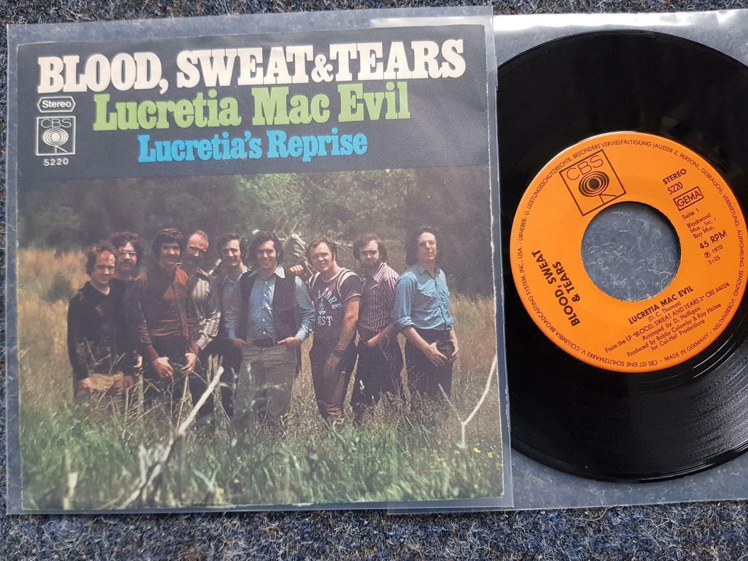 7"" Single Vinyl Blood, Sweat & Tears - Lucretia Mac Evil