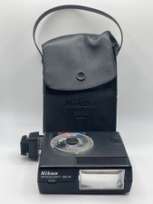 Nikon Speedlight SB-15 Flash Unit w/ SS-15 Case Vintage TTL Hot Shoe Flash