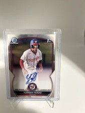 2023 Topps Yoander Rivero Bowman Chrome 1st Bowman Auto Rookie RC #CPA-YR