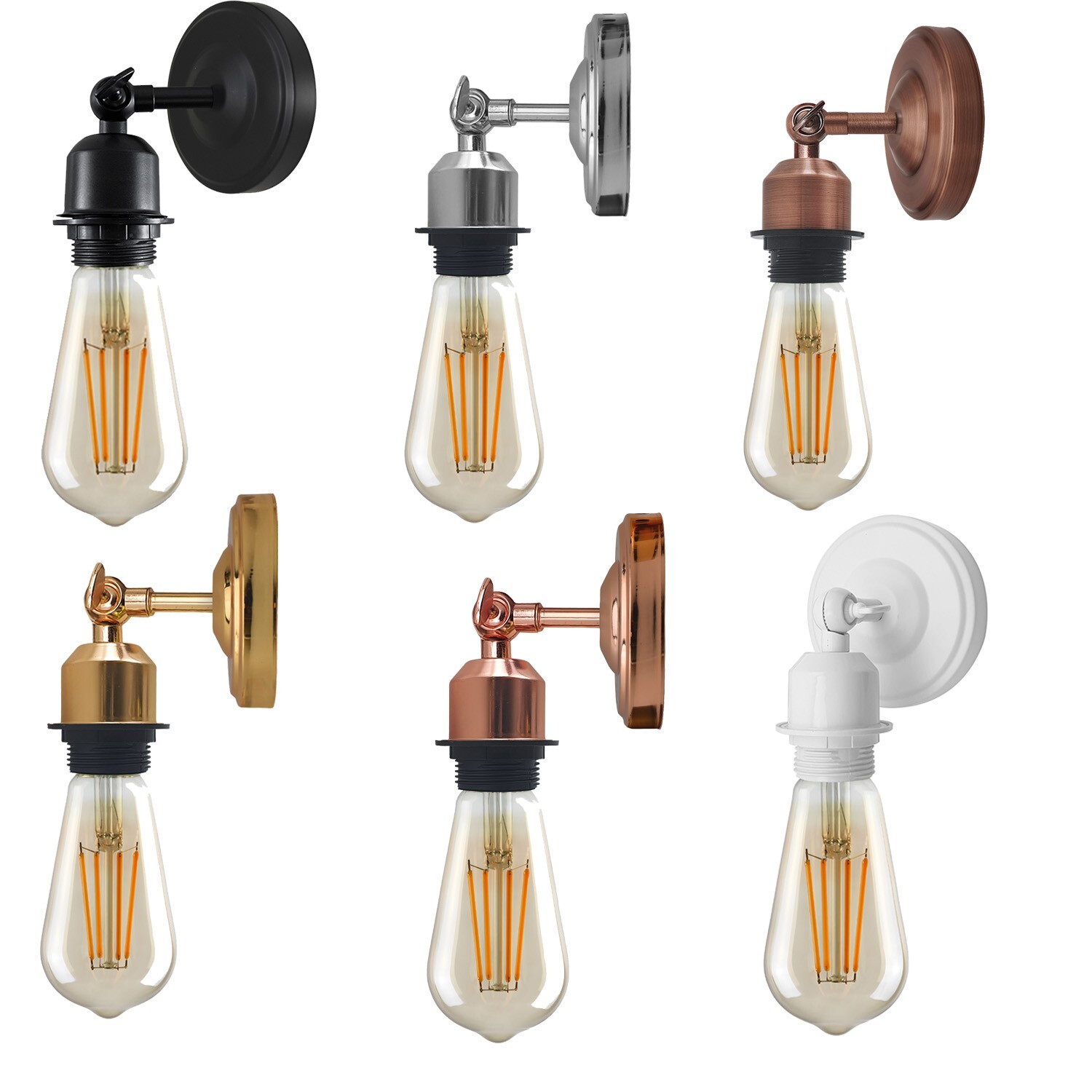 Modern Adjustable Wall Lights Metal Sconce Wall Mounted Light Fitting