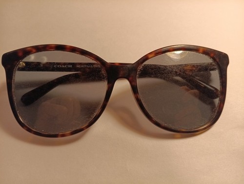 COACH HC8271U 512073 Dark Tortoise Square Women's 57 mm Sunglasses Frames Only